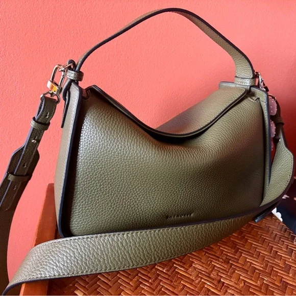 The Horse Green Pebbled Leather Shoulder Bag - Picture 1 of 1
